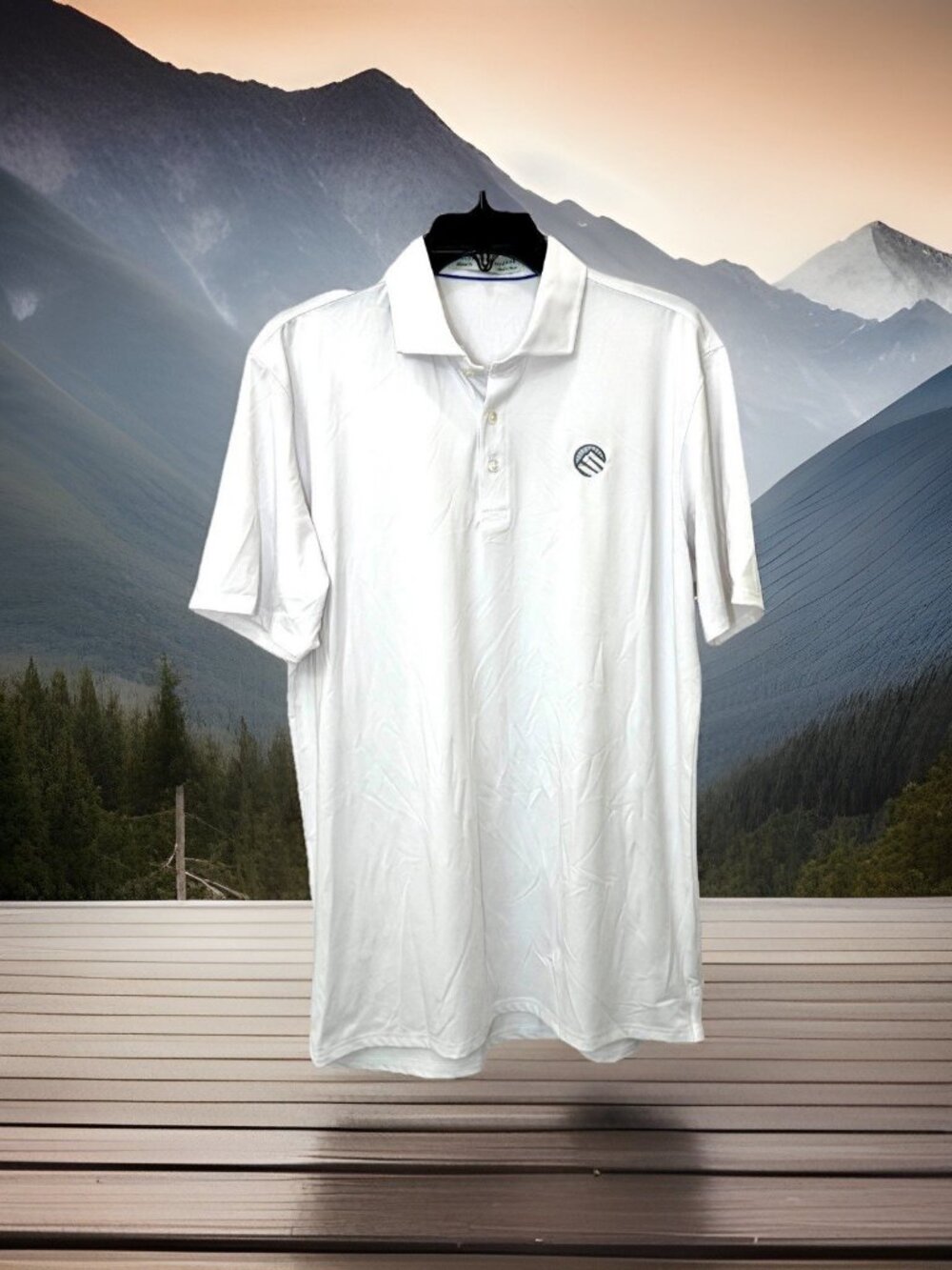 Holderness & Bourne Men's Large L Tailored Fit /Anderson Polyester Stretch Polo